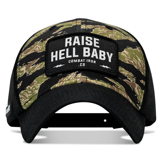 One Revolver Surfboards - Raise Hell Baby Patch Original Ripstop Snapback Hat HEADWEAR