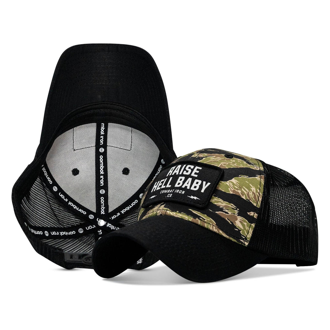 One Revolver Surfboards - Raise Hell Baby Patch Original Ripstop Snapback Hat HEADWEAR