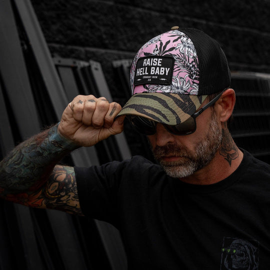 One Revolver Surfboards - Raise Hell Baby Patch Original Ripstop Snapback Hat HEADWEAR