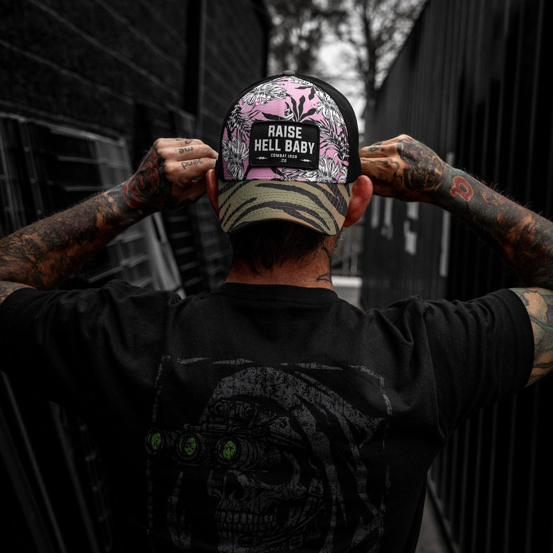 One Revolver Surfboards - Raise Hell Baby Patch Original Ripstop Snapback Hat HEADWEAR