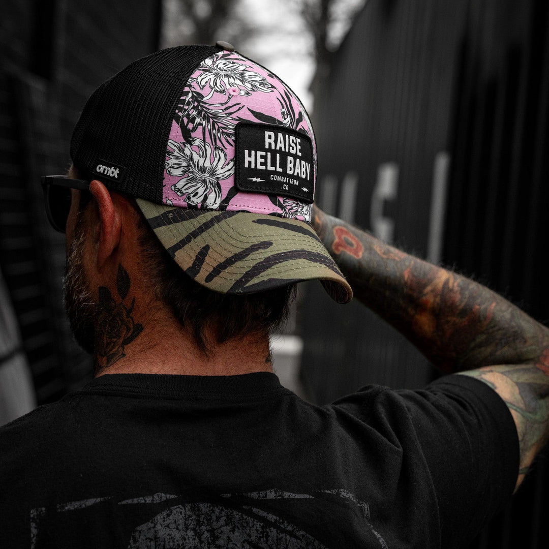 One Revolver Surfboards - Raise Hell Baby Patch Original Ripstop Snapback Hat HEADWEAR