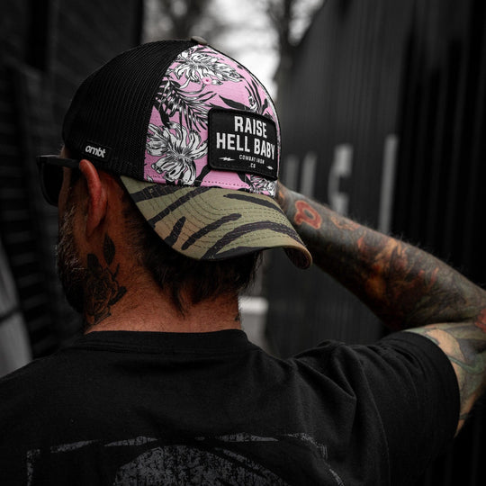 One Revolver Surfboards - Raise Hell Baby Patch Original Ripstop Snapback Hat HEADWEAR