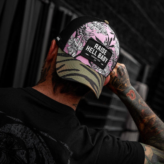 One Revolver Surfboards - Raise Hell Baby Patch Original Ripstop Snapback Hat HEADWEAR