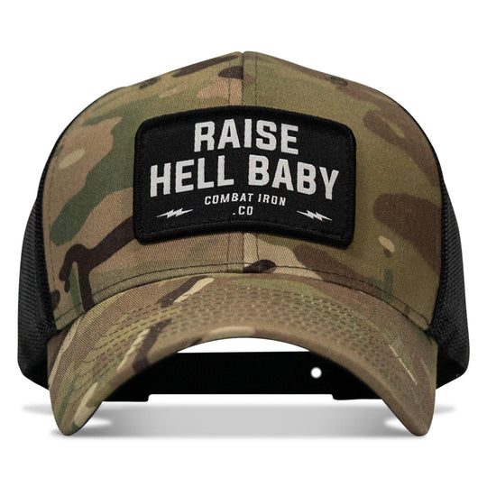 One Revolver Surfboards - Raise Hell Baby Patch Snapback Hat HEADWEAR