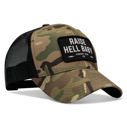 One Revolver Surfboards - Raise Hell Baby Patch Snapback Hat HEADWEAR