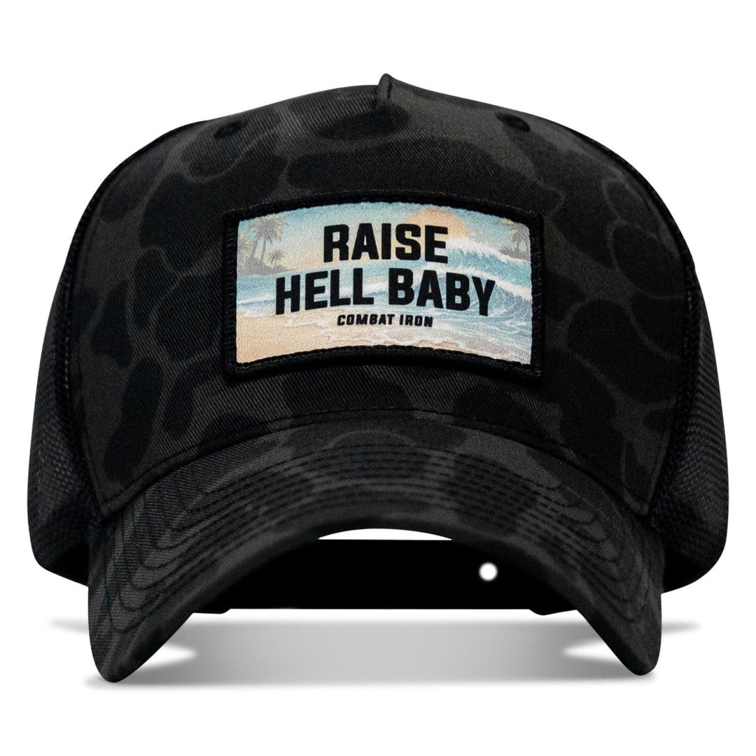 One Revolver Surfboards - Raise Hell Baby Sunset Patch Snapback Hat HEADWEAR