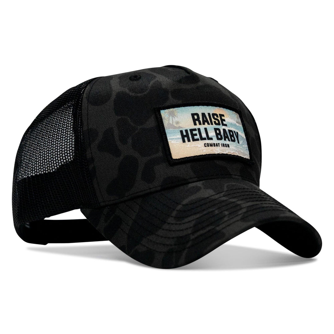 One Revolver Surfboards - Raise Hell Baby Sunset Patch Snapback Hat HEADWEAR