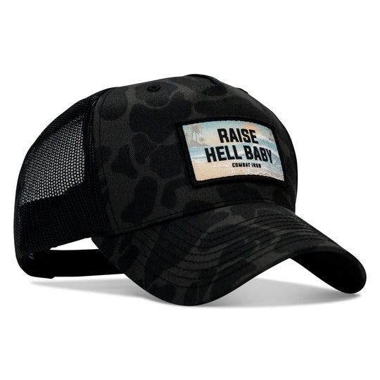 One Revolver Surfboards - Raise Hell Baby Sunset Patch Snapback Hat HEADWEAR