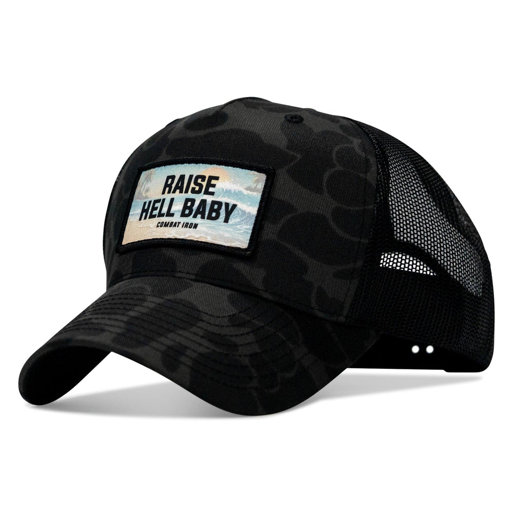 One Revolver Surfboards - Raise Hell Baby Sunset Patch Snapback Hat HEADWEAR
