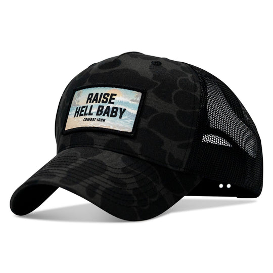 One Revolver Surfboards - Raise Hell Baby Sunset Patch Snapback Hat HEADWEAR