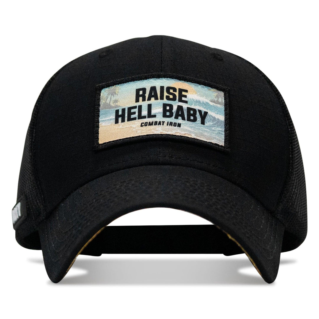 One Revolver Surfboards - Raise Hell Baby Sunset Patch Original Ripstop Snapback Hat HEADWEAR