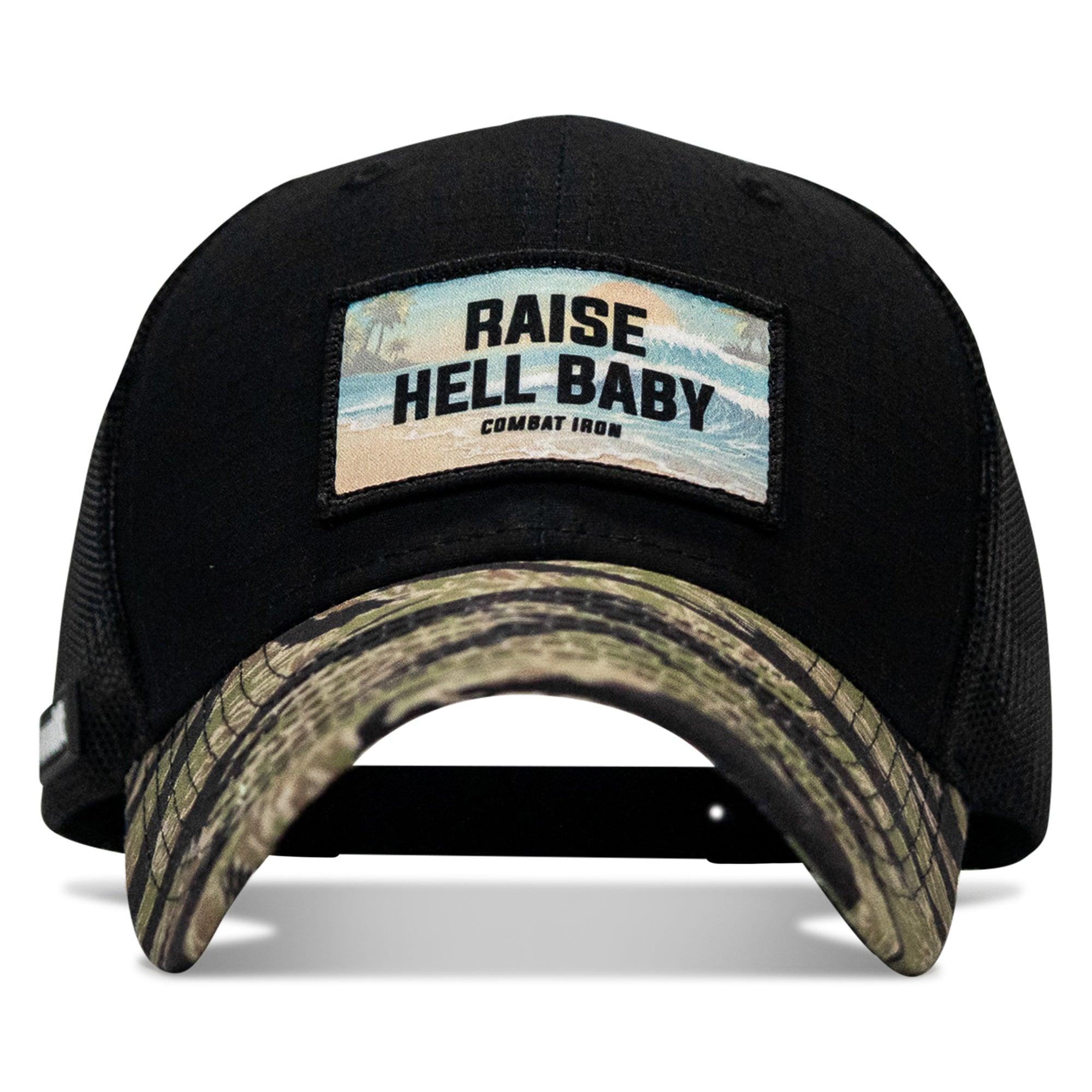 One Revolver Surfboards - Raise Hell Baby Sunset Patch Original Ripstop Snapback Hat HEADWEAR