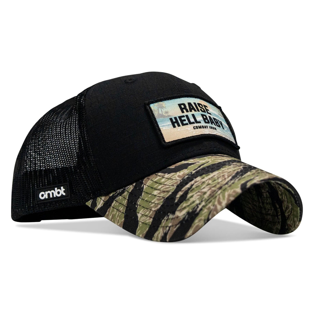 One Revolver Surfboards - Raise Hell Baby Sunset Patch Original Ripstop Snapback Hat HEADWEAR
