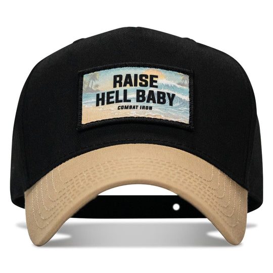 One Revolver Surfboards - Raise Hell Baby Sunset Patch Snapback Hat HEADWEAR