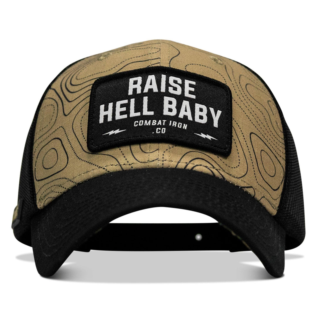 One Revolver Surfboards - Raise Hell Baby Patch Original Ripstop Snapback Hat HEADWEAR