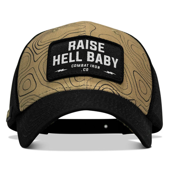 One Revolver Surfboards - Raise Hell Baby Patch Original Ripstop Snapback Hat HEADWEAR
