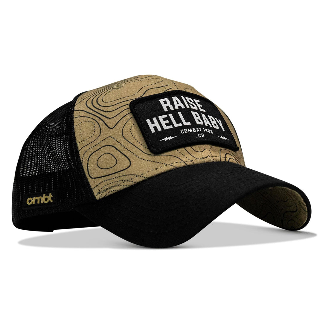 One Revolver Surfboards - Raise Hell Baby Patch Original Ripstop Snapback Hat HEADWEAR