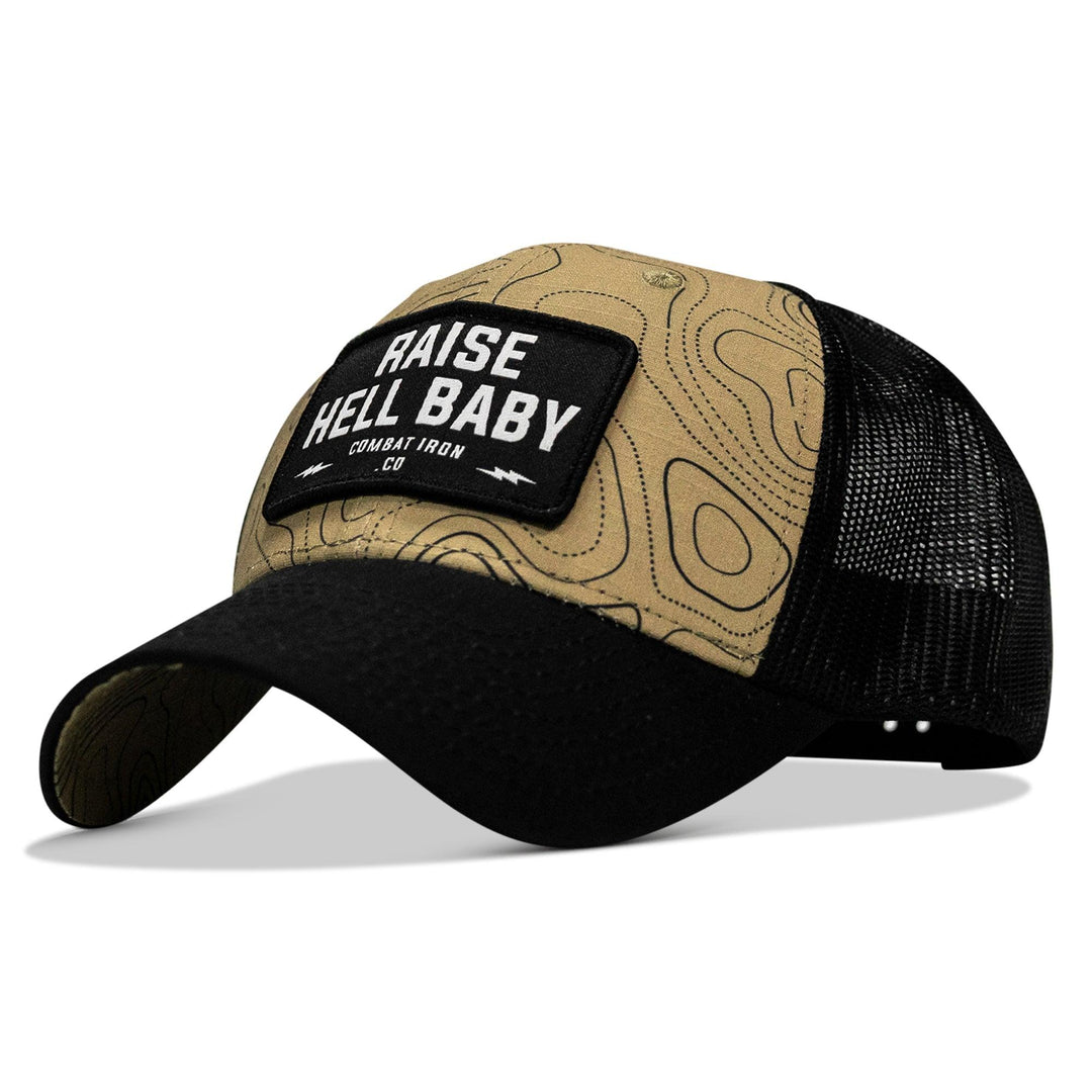 One Revolver Surfboards - Raise Hell Baby Patch Original Ripstop Snapback Hat HEADWEAR