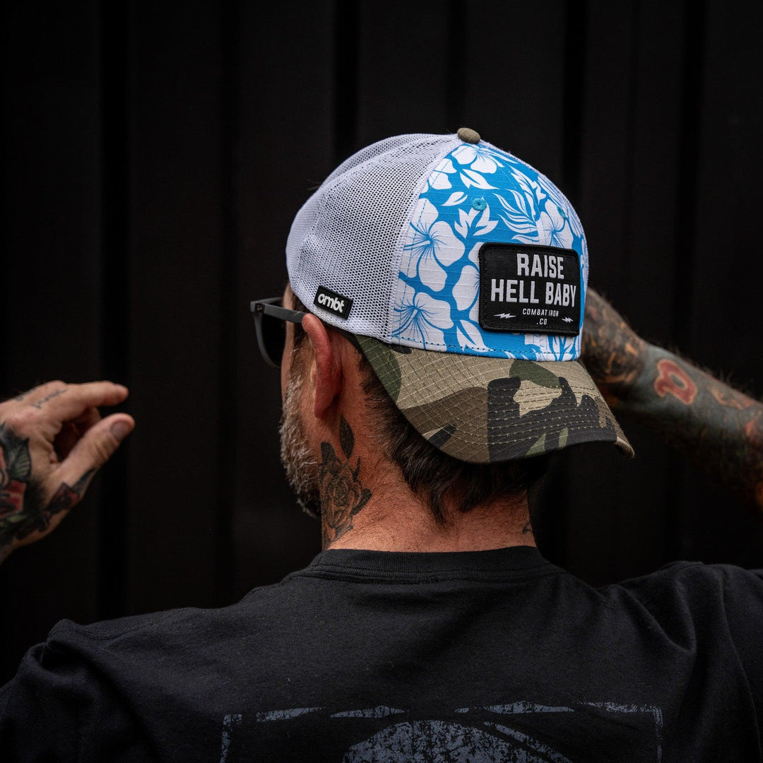 One Revolver Surfboards - Raise Hell Baby Patch Original Ripstop Snapback Hat HEADWEAR