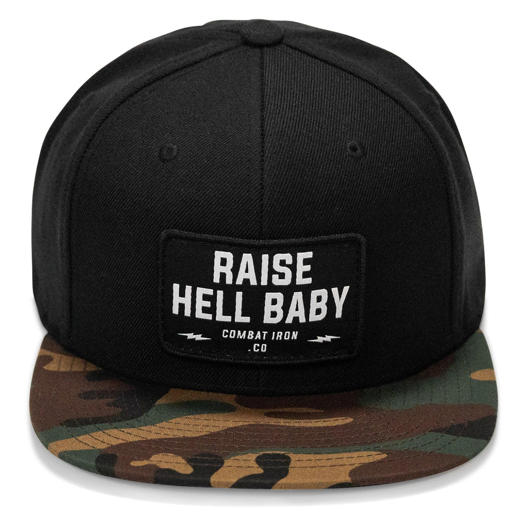 One Revolver Surfboards - Raise Hell Baby Patch. Flatbill Hat HEADWEAR