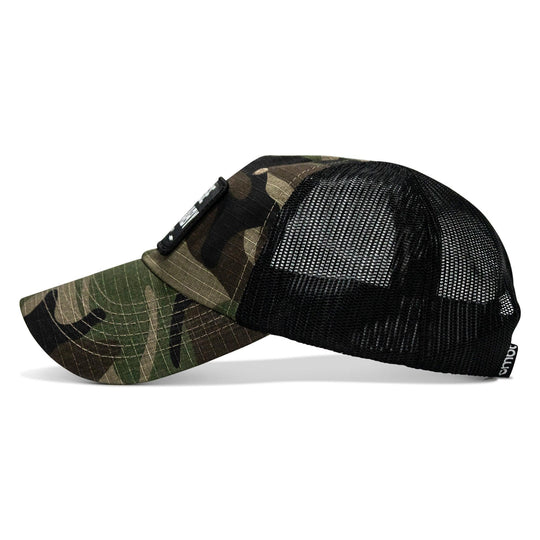 One Revolver Surfboards - Raise Hell Baby Patch Tactical Ripstop Mesh Snapback Hat HEADWEAR