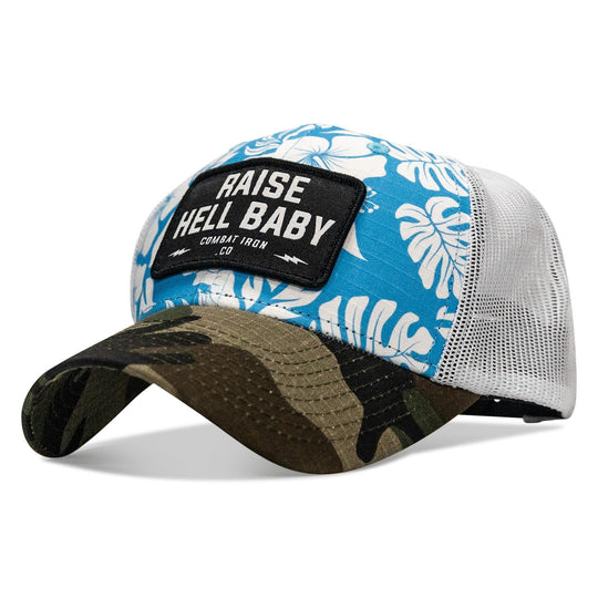 One Revolver Surfboards - Raise Hell Baby Patch Original Ripstop Snapback Hat HEADWEAR