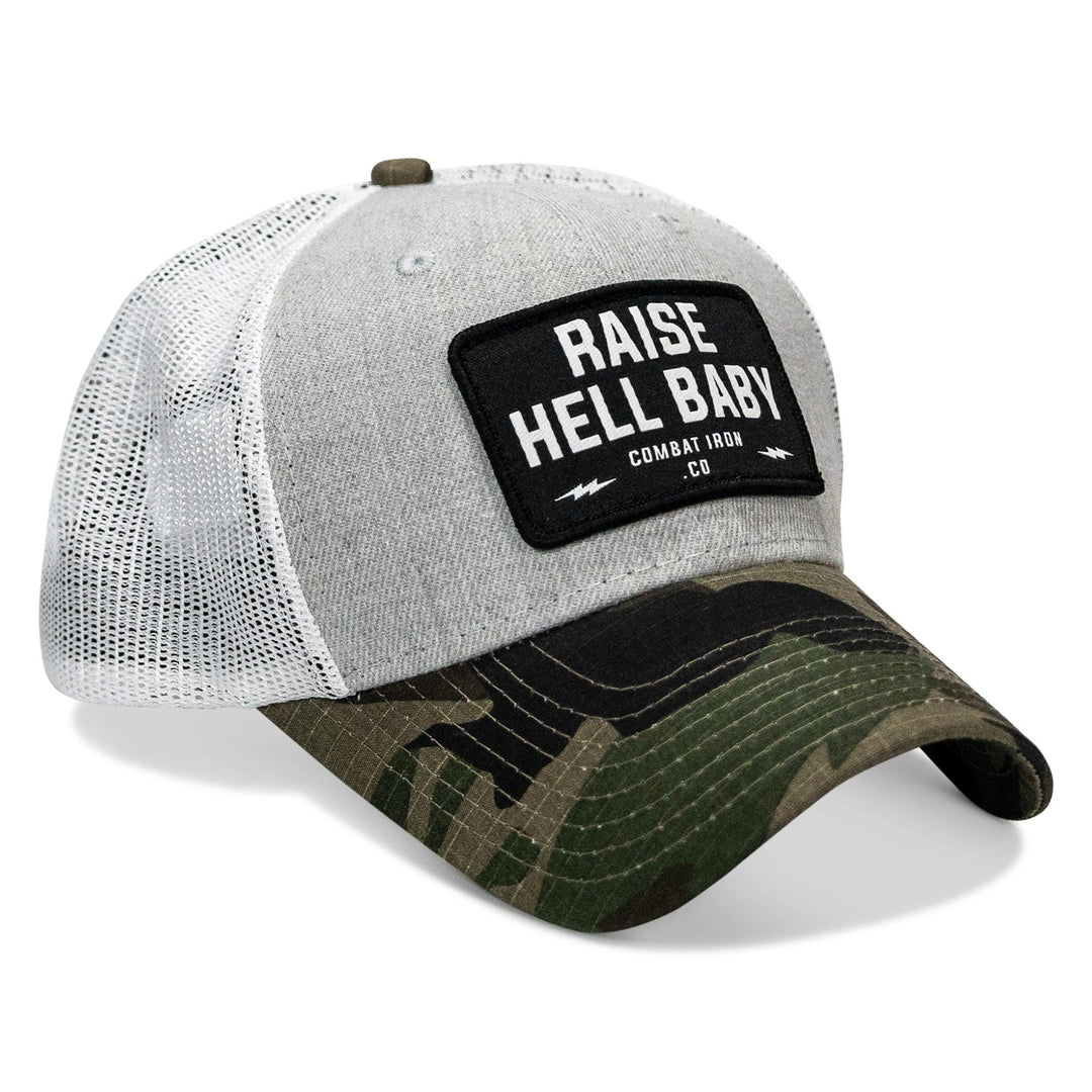 One Revolver Surfboards - Raise Hell Baby Patch Original Ripstop Snapback Hat HEADWEAR