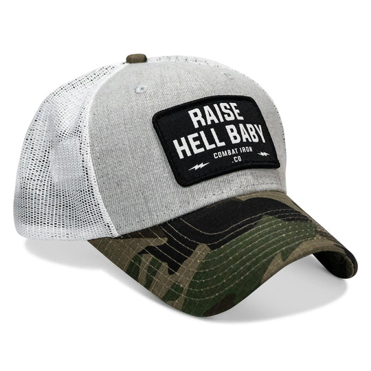 One Revolver Surfboards - Raise Hell Baby Patch Original Ripstop Snapback Hat HEADWEAR