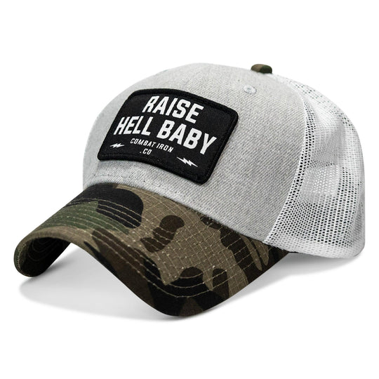 One Revolver Surfboards - Raise Hell Baby Patch Snapback Hat HEADWEAR