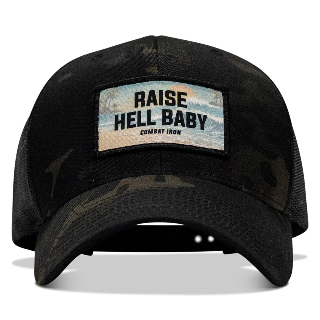 One Revolver Surfboards - Raise Hell Baby Sunset Patch Snapback Hat HEADWEAR