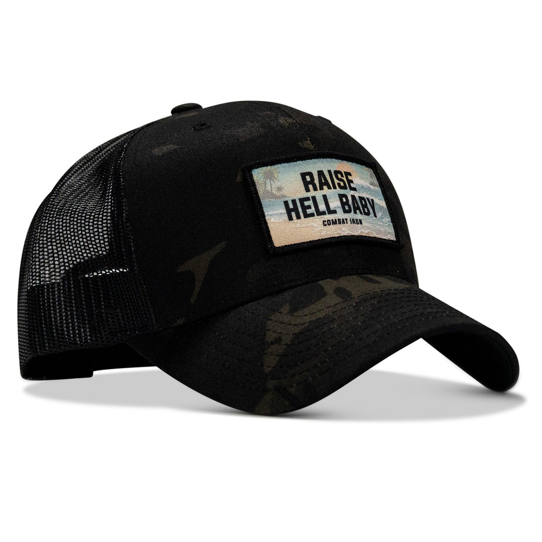 One Revolver Surfboards - Raise Hell Baby Sunset Patch Snapback Hat HEADWEAR