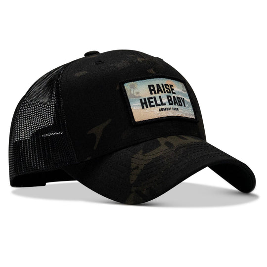 One Revolver Surfboards - Raise Hell Baby Sunset Patch Snapback Hat HEADWEAR