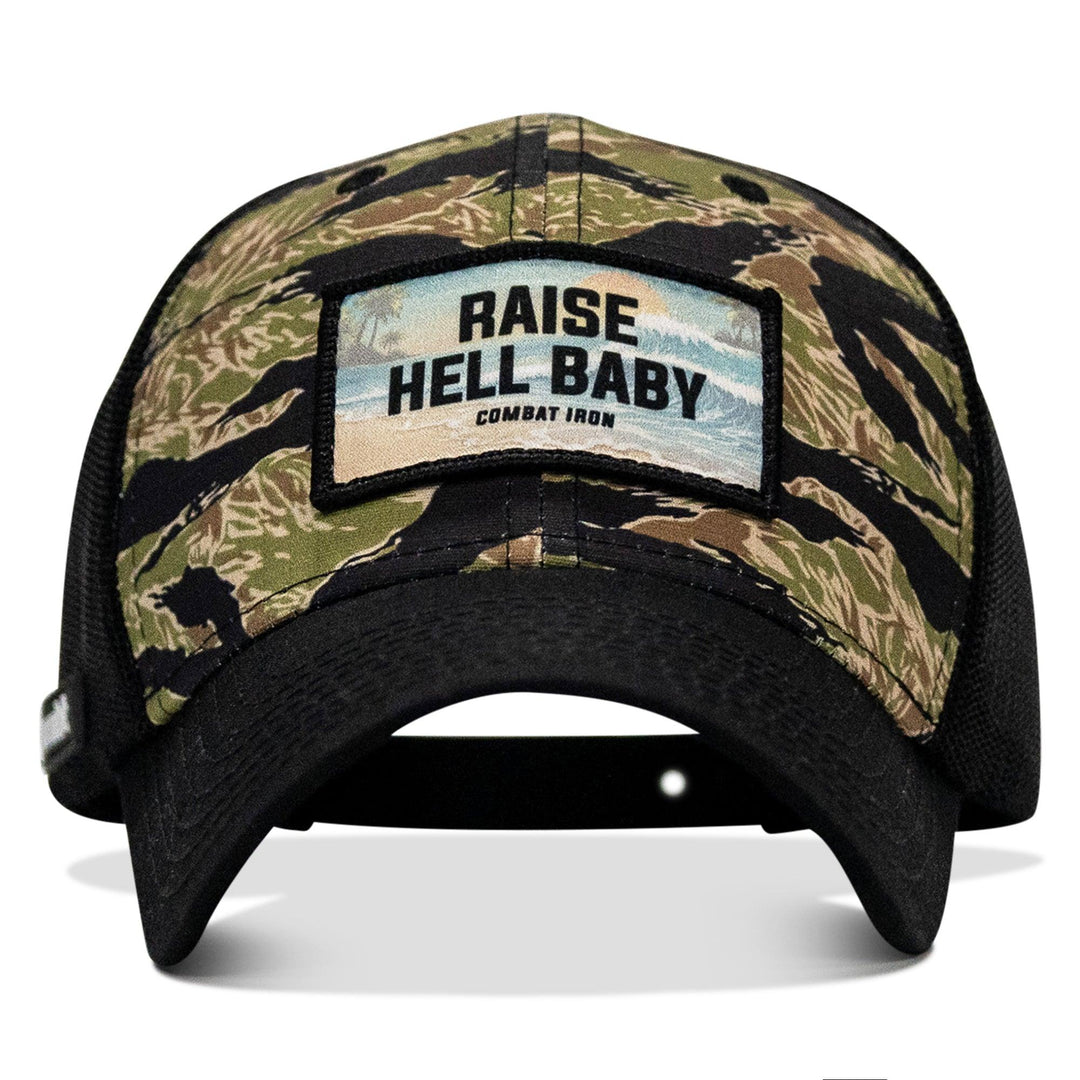 One Revolver Surfboards - Raise Hell Baby Sunset Patch Original Ripstop Snapback Hat HEADWEAR