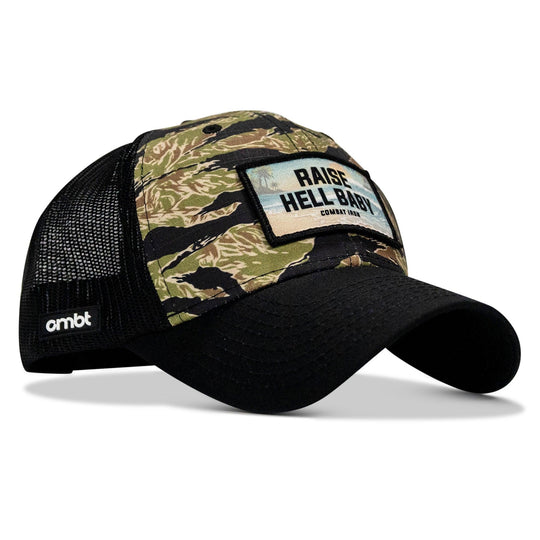 One Revolver Surfboards - Raise Hell Baby Sunset Patch Original Ripstop Snapback Hat HEADWEAR