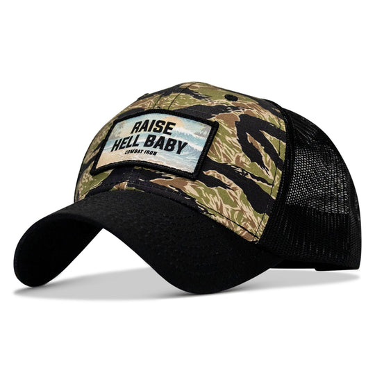 One Revolver Surfboards - Raise Hell Baby Sunset Patch Original Ripstop Snapback Hat HEADWEAR