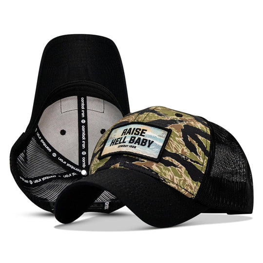 One Revolver Surfboards - Raise Hell Baby Sunset Patch Original Ripstop Snapback Hat HEADWEAR