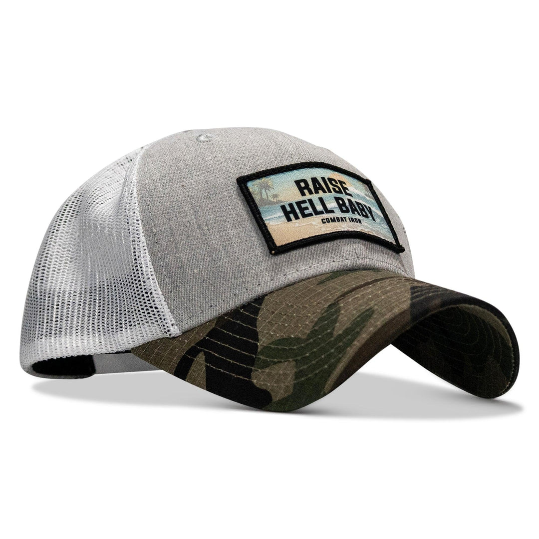 One Revolver Surfboards - Raise Hell Baby Sunset Patch Original Ripstop Snapback Hat HEADWEAR
