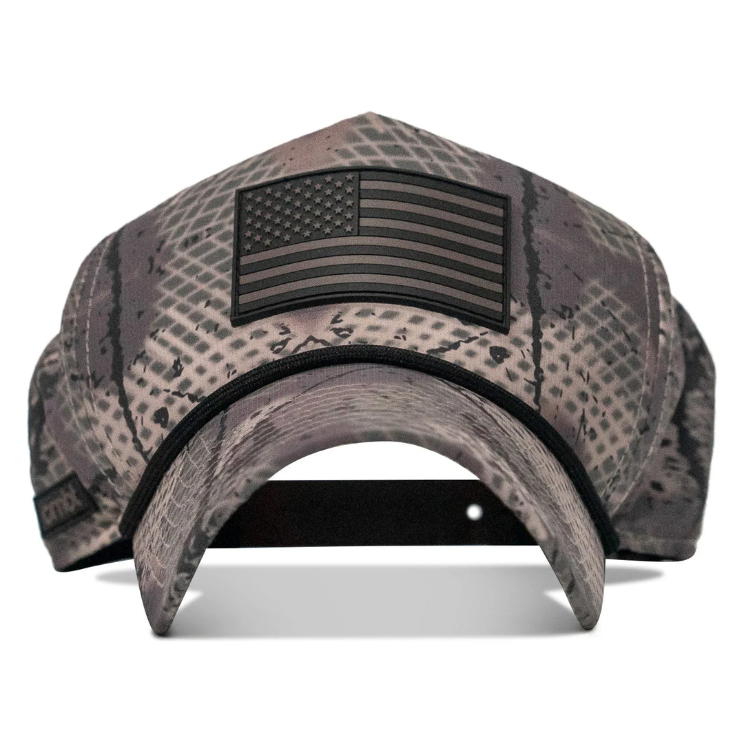 One Revolver Surfboards - American Flag PVC Patch Waterproof Weekender Snapback WEEKENDER MESH SNAPBACK