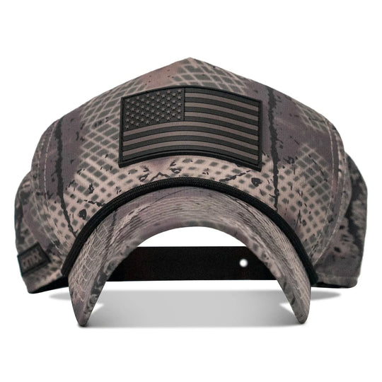 One Revolver Surfboards - American Flag PVC Patch Waterproof Weekender Snapback WEEKENDER MESH SNAPBACK