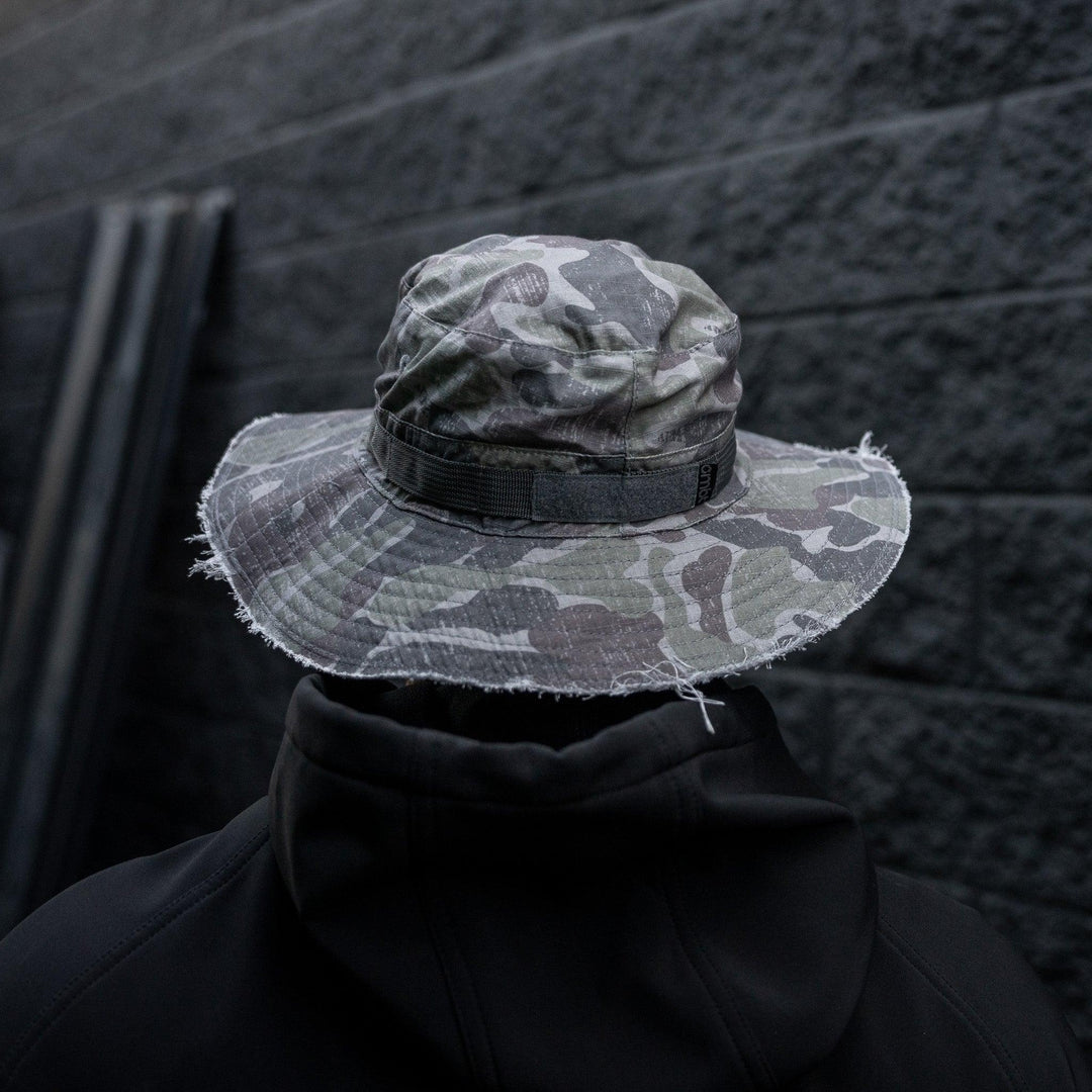 One Revolver Surfboards - Distressed Ripstop Mid-Profile Tactical Boonie Hat HEADWEAR