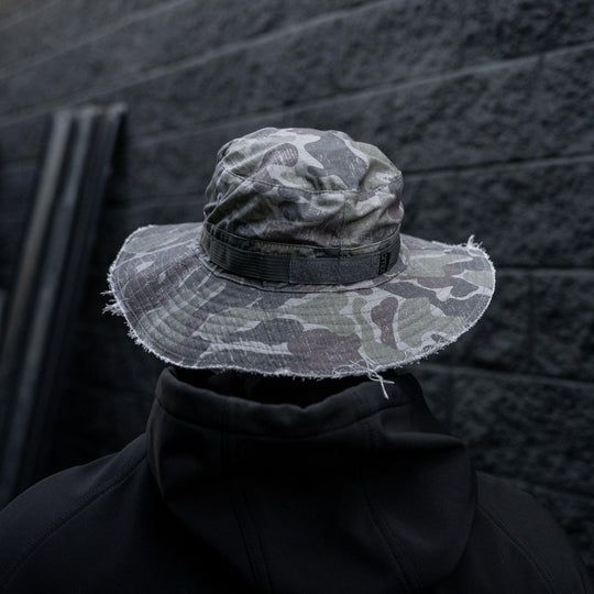 One Revolver Surfboards - Distressed Ripstop Mid-Profile Tactical Boonie Hat HEADWEAR