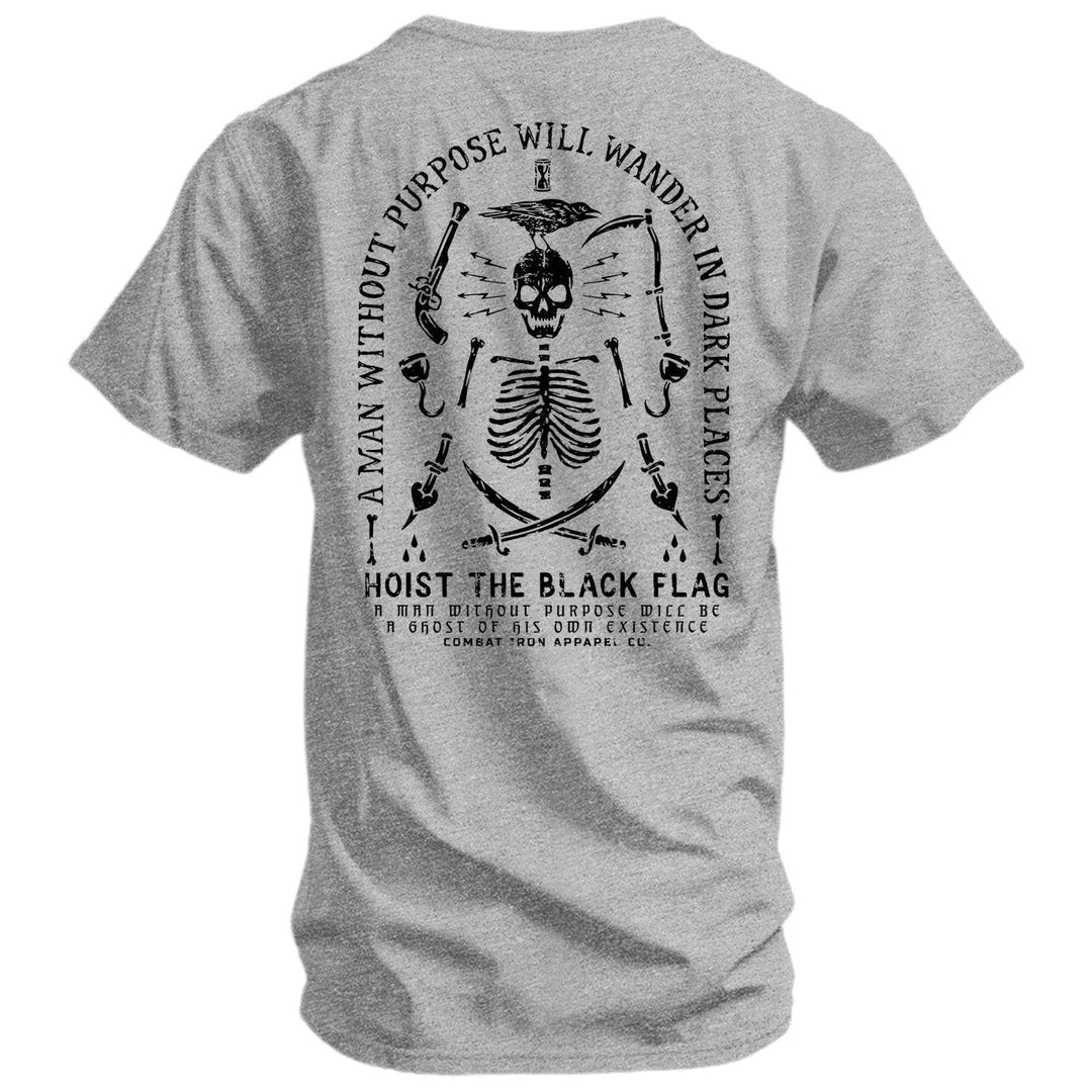 Hoist the Black Flag Skull & Bones Men's T-Shirt - One Revolver Surfboards