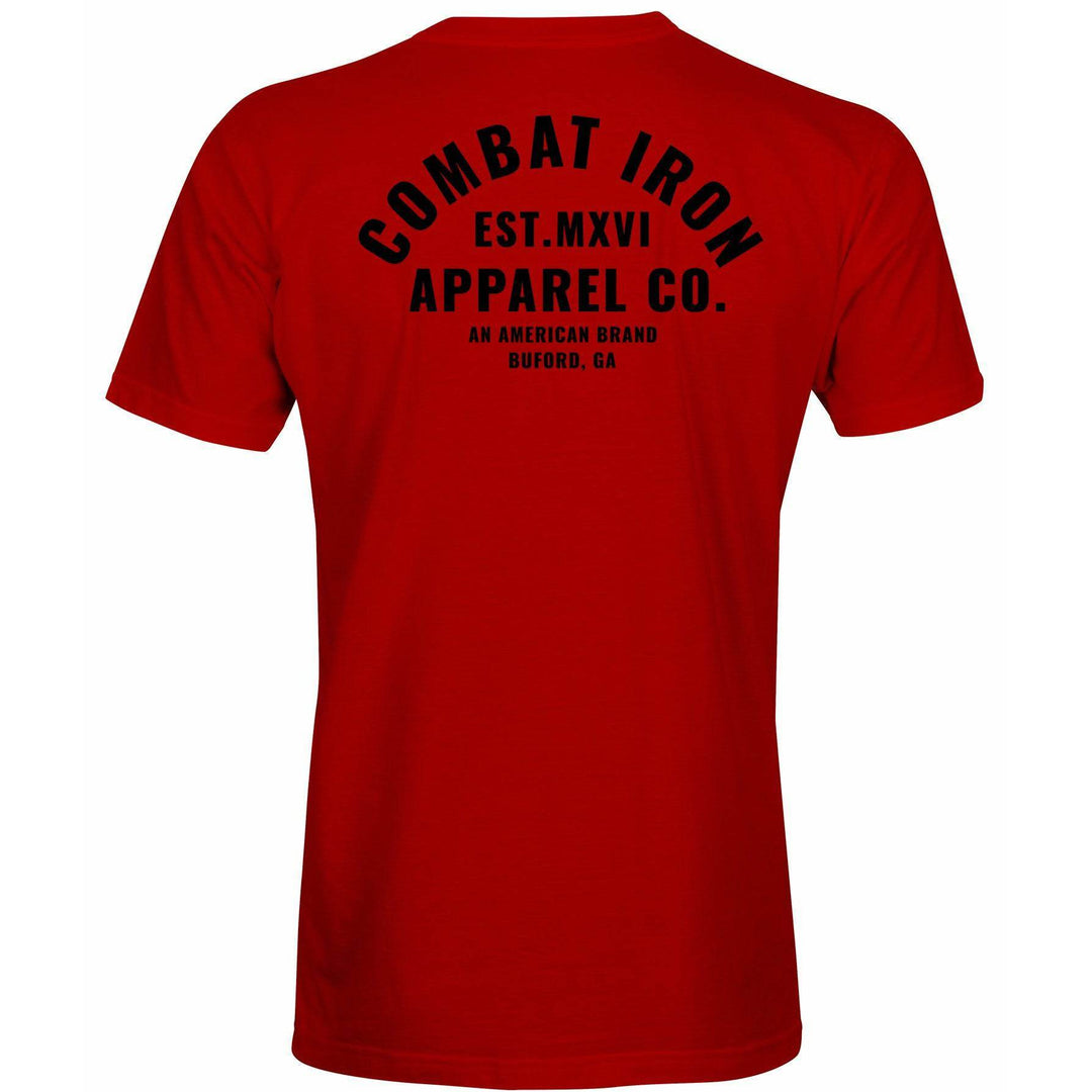 Arched Combat Iron Men's T-Shirt - GRAPHIC T-SHIRT - One Revolver Surfboards