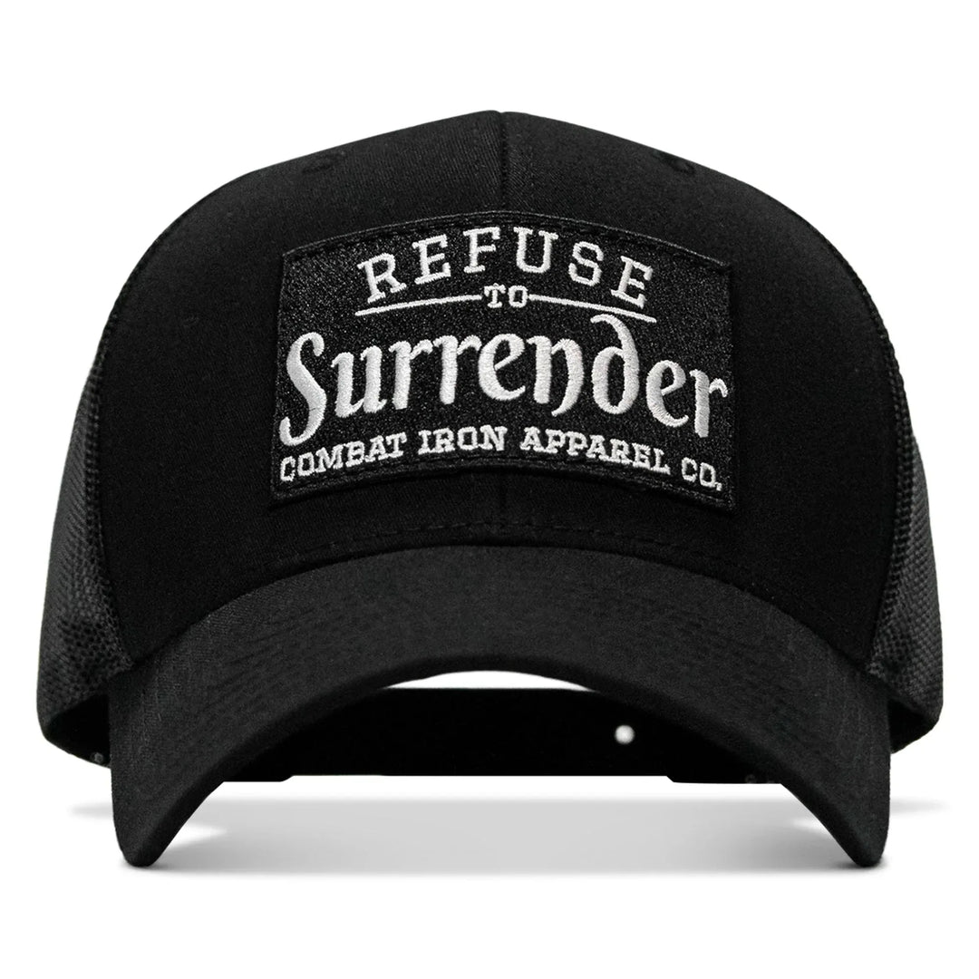 One Revolver Surfboards - Refuse To Surrender B/W Patch Snapback Hat HEADWEAR