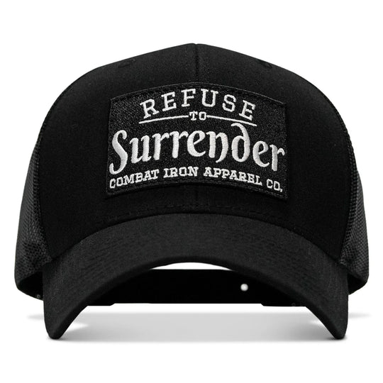 One Revolver Surfboards - Refuse To Surrender B/W Patch Snapback Hat HEADWEAR