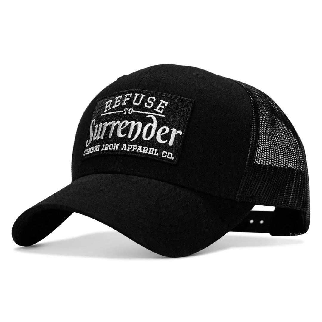 One Revolver Surfboards - Refuse To Surrender B/W Patch Snapback Hat HEADWEAR