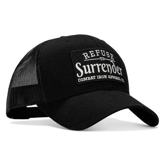 One Revolver Surfboards - Refuse To Surrender B/W Patch Snapback Hat HEADWEAR