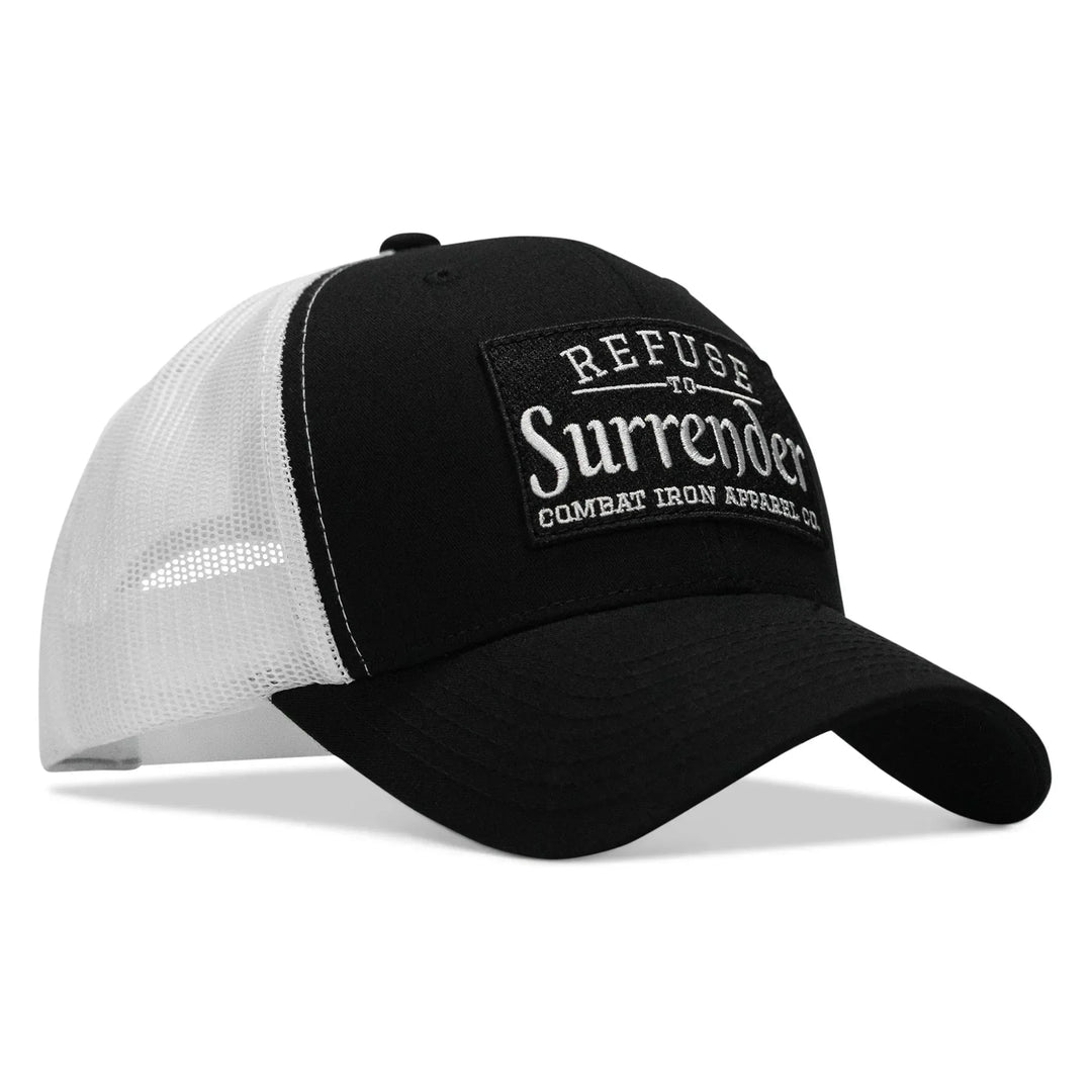 One Revolver Surfboards - Refuse To Surrender B/W Patch Snapback Hat HEADWEAR