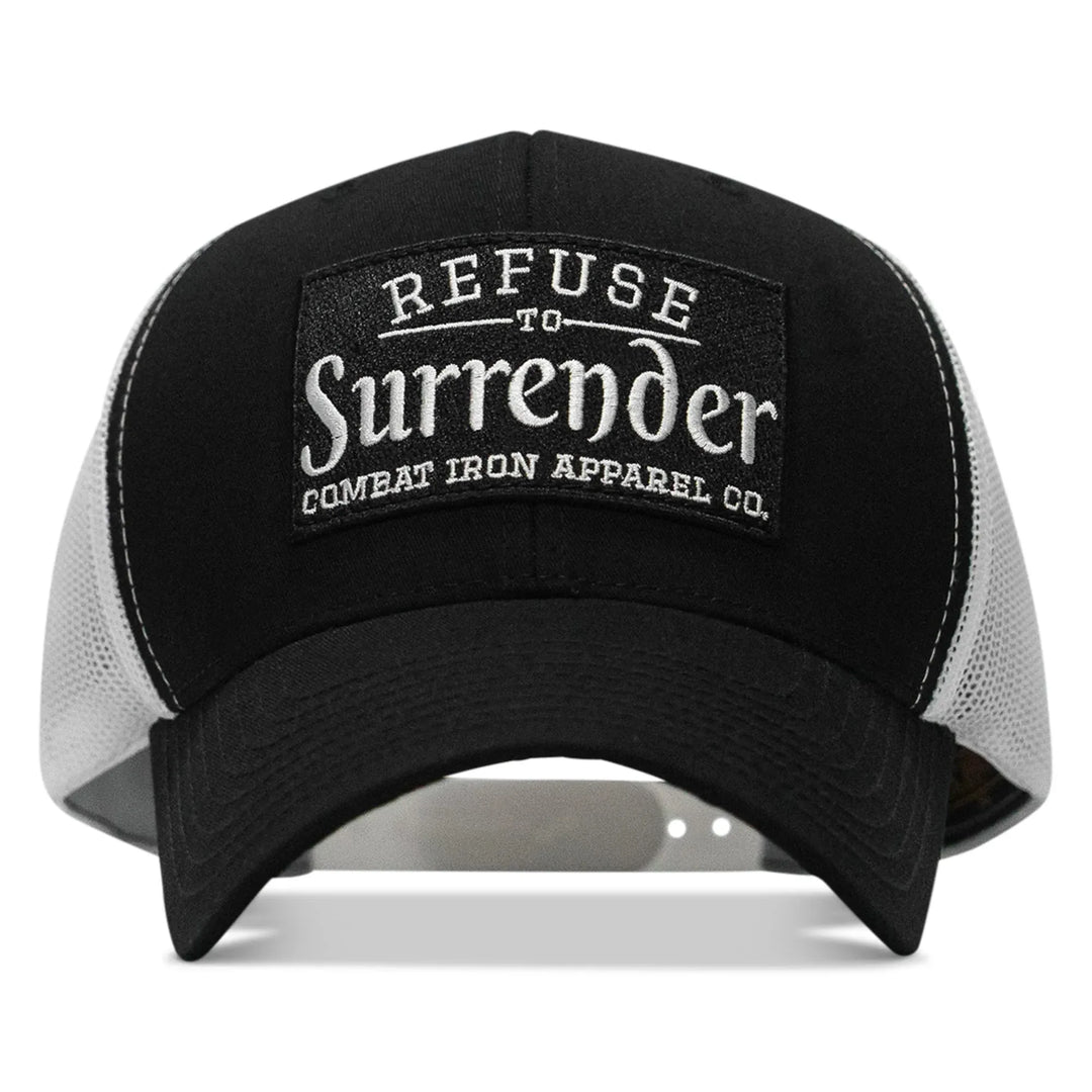 One Revolver Surfboards - Refuse To Surrender B/W Patch Snapback Hat HEADWEAR