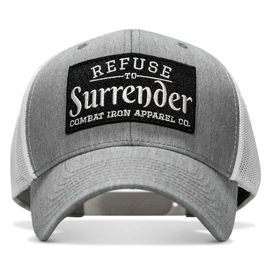 One Revolver Surfboards - Refuse To Surrender B/W Patch Snapback Hat HEADWEAR